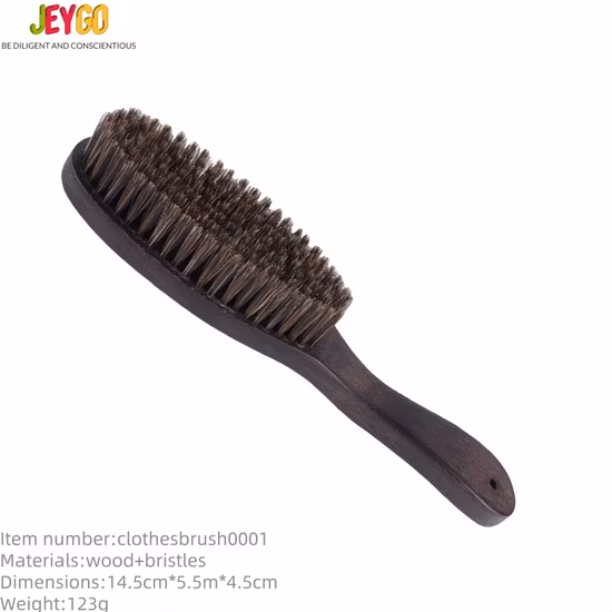 Long Handle Horsehair Soft Brush with Rope for Shoes and Clothes Cleaning